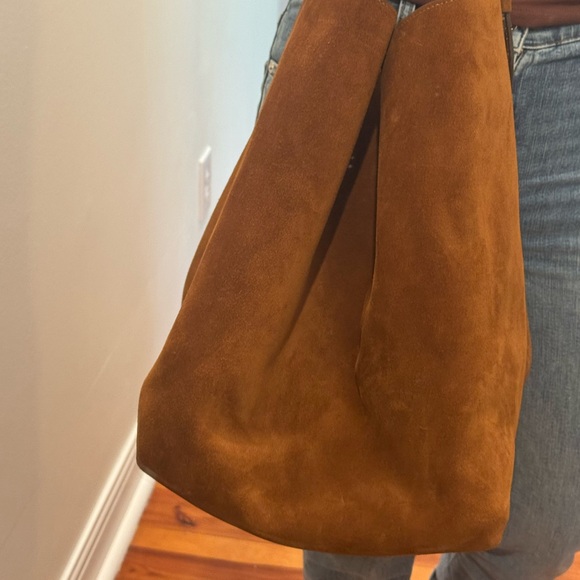 Toteme Belted suede tote tan - Picture 4 of 4
